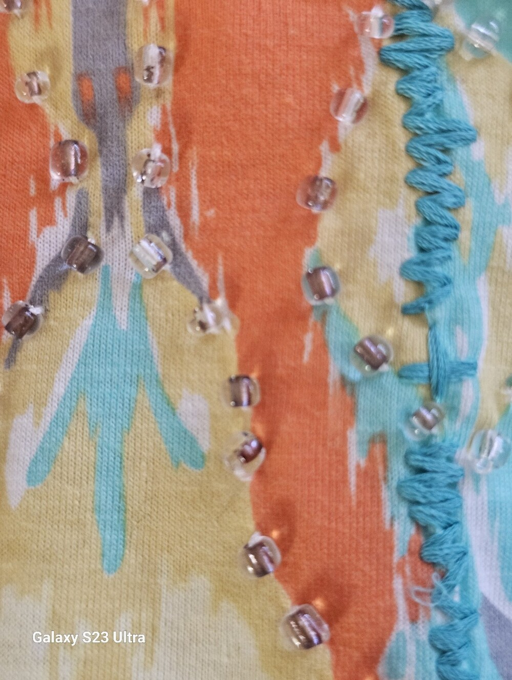 Top with Multicolor Aztec Print - Picture 9 of 11